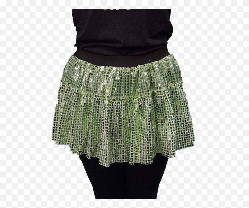 494x643 Light Green Sparkly Miniskirt, Skirt, Clothing, Apparel Descargar Hd Png