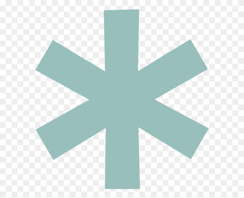 599x622 Light Green Star Cross, Symbol, Emblem, Logo HD PNG Download