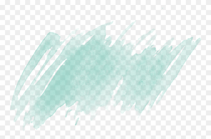 764x494 Light Green Watercolor Brush Stroke Watercolor Brush Strokes, Text, Flock, Animal HD PNG Download