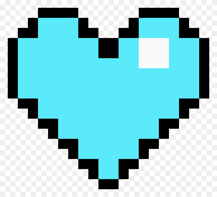 1000x900 Descargar Png Corazón Ligero Kawaii Rainbow Heart Pixel Art, Primeros Auxilios, Texto, Símbolo Hd Png
