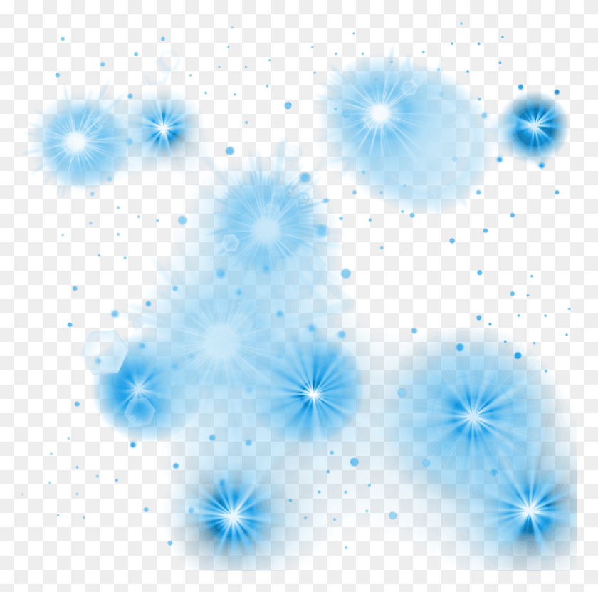 1001x990 Light Photography Lighting Effects Stage Free Photo Effect Neon Blue, Network, Geranium, Flower HD PNG Download