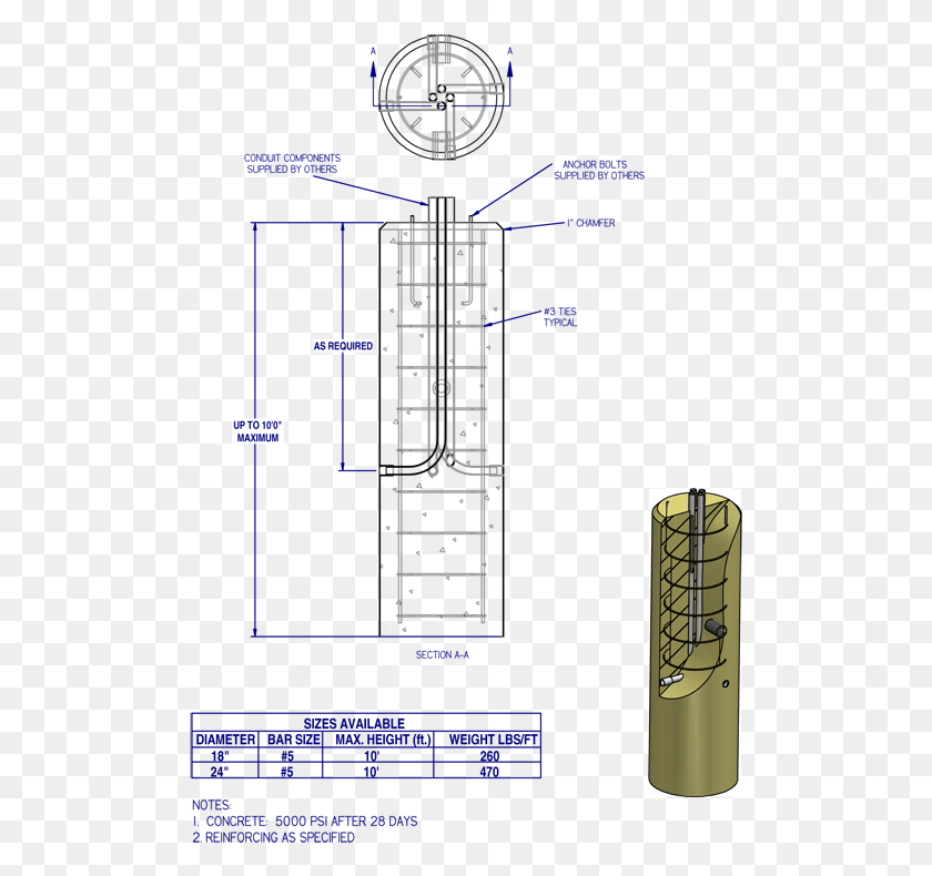 499x730 Light Post Base Pdf Concrete Lamp Post Base, Diagram, Plot, Weapon HD PNG Download