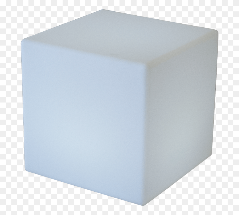 698x695 Light Up Cube Box, Furniture, Foam, Ottoman HD PNG Download
