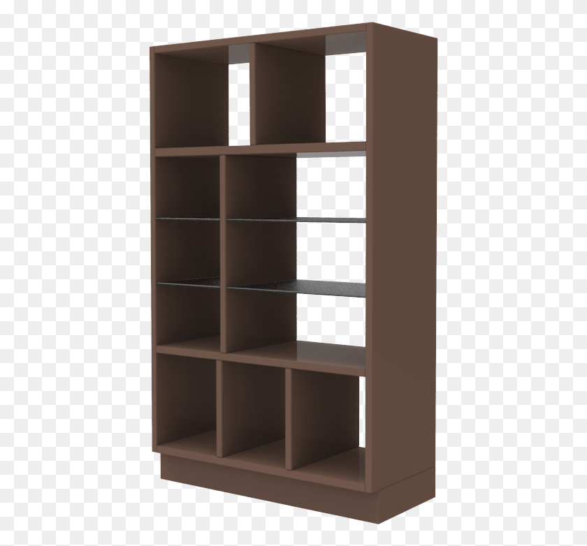415x722 Lightbox Shelf, Furniture, Bookcase, Wood Descargar Hd Png