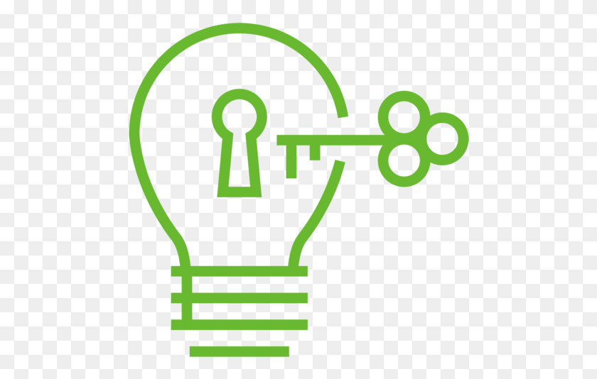 480x474 Lightbulb Key Idea Icon, Security, Light HD PNG Download