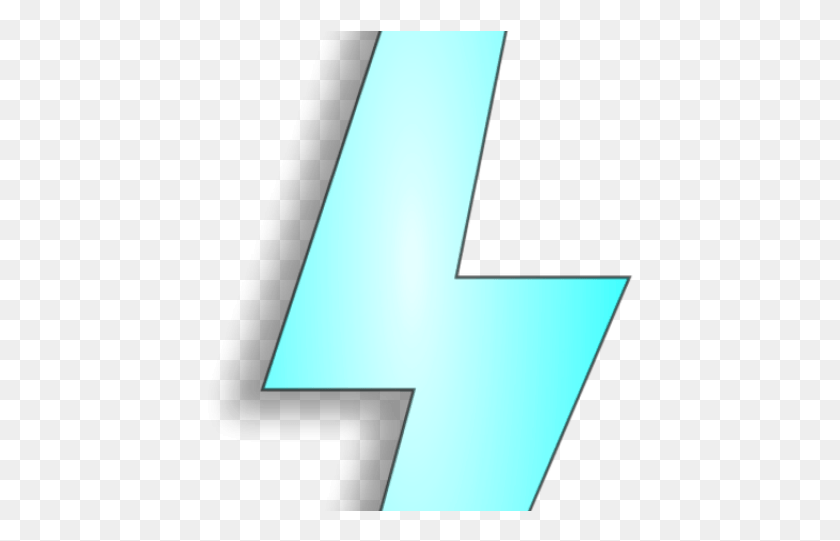 426x481 Lightening Bolt Clipart Graphic Design, Text, Logo, Symbol HD PNG Download