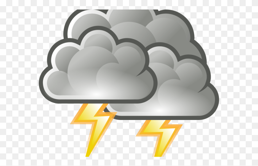 589x481 Lightening Clipart Stormcloud Weather Symbols, Nature, Outdoors, Plant HD PNG Download
