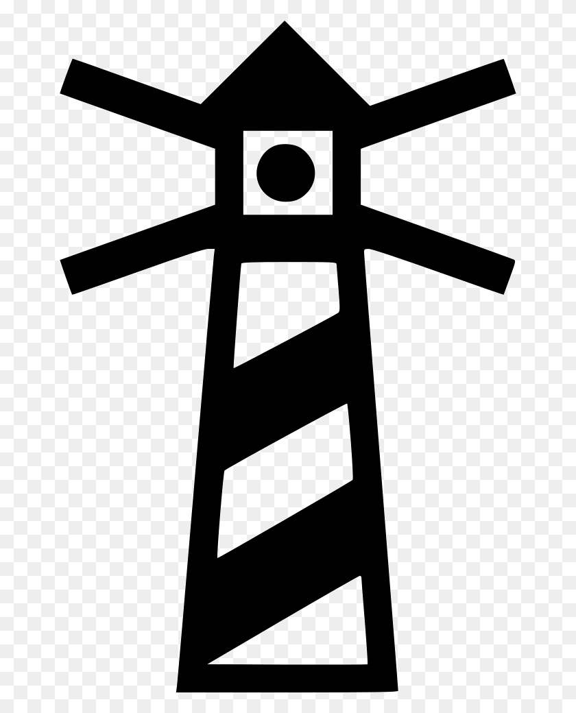 666x980 Lighthouse Free Icon Cross, Symbol, Text HD PNG Download