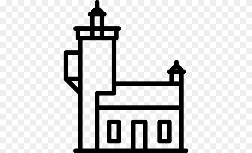 512x512 Lighthouse Icon, Gray Clipart PNG