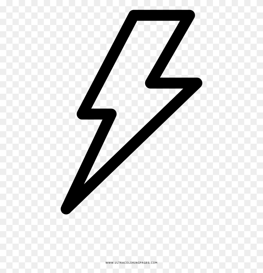 455x814 Lightning Bolt Coloring, Gray, World Of Warcraft HD PNG Download
