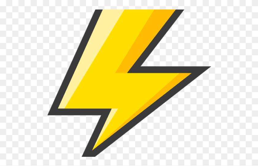 536x481 Lightning Clipart Yellow, Logo, Symbol, Trademark HD PNG Download
