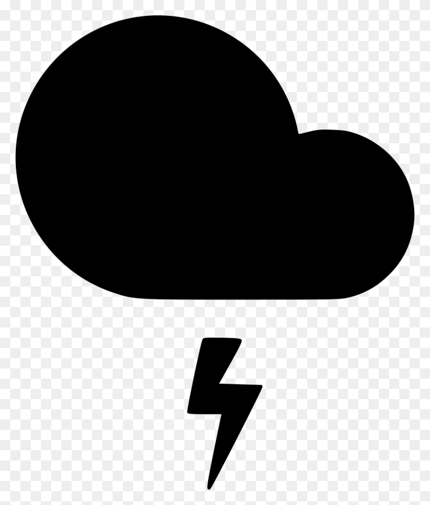 824x980 Lightning Cloud Storm Comments Heart, Stencil, Text HD PNG Download