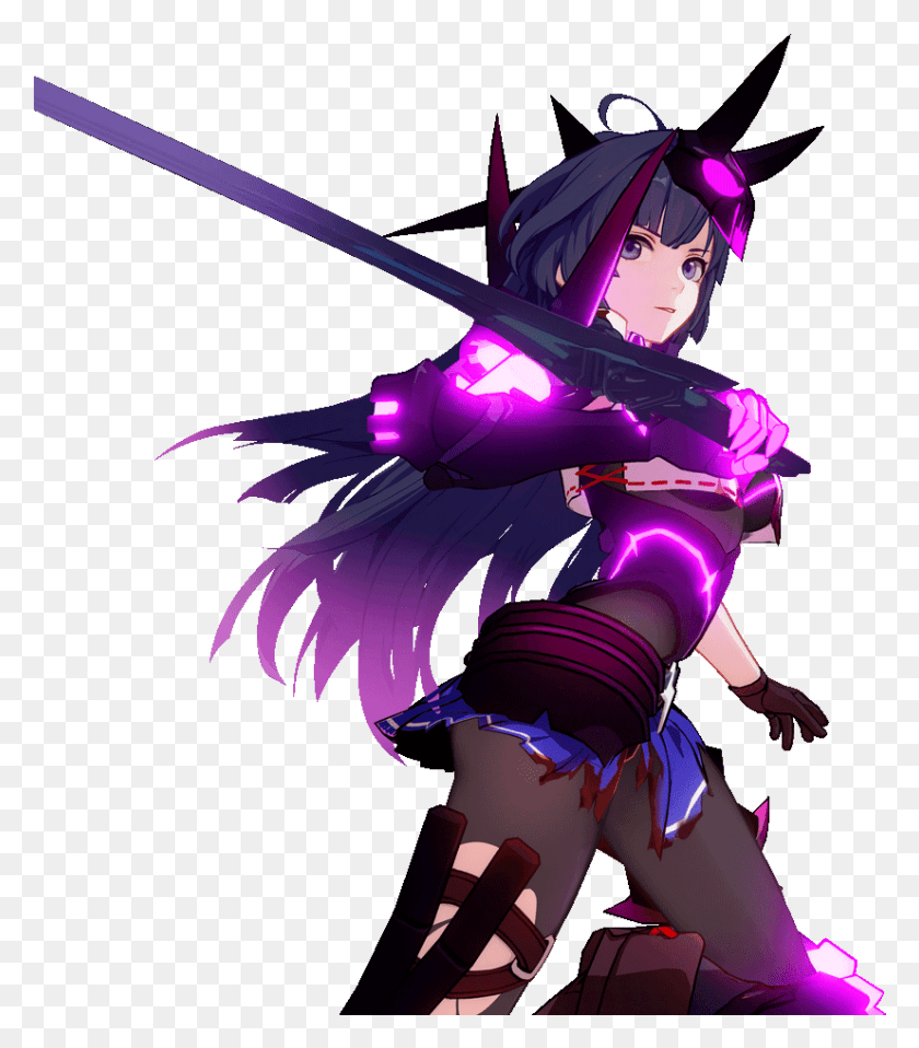 826x951 Lightning Empress Honkai Impact, Duel, Costume, Person HD PNG Download