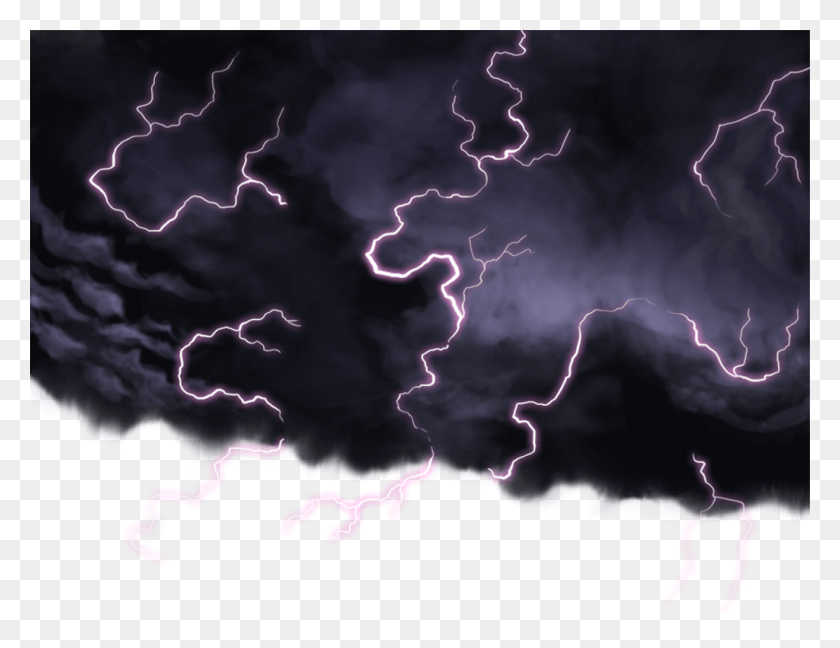 1024x773 Lightning Light Cartoon Clouds Purple Dark Storm Cartoon Stormy Sky, Nature, Outdoors, Thunderstorm HD PNG Download