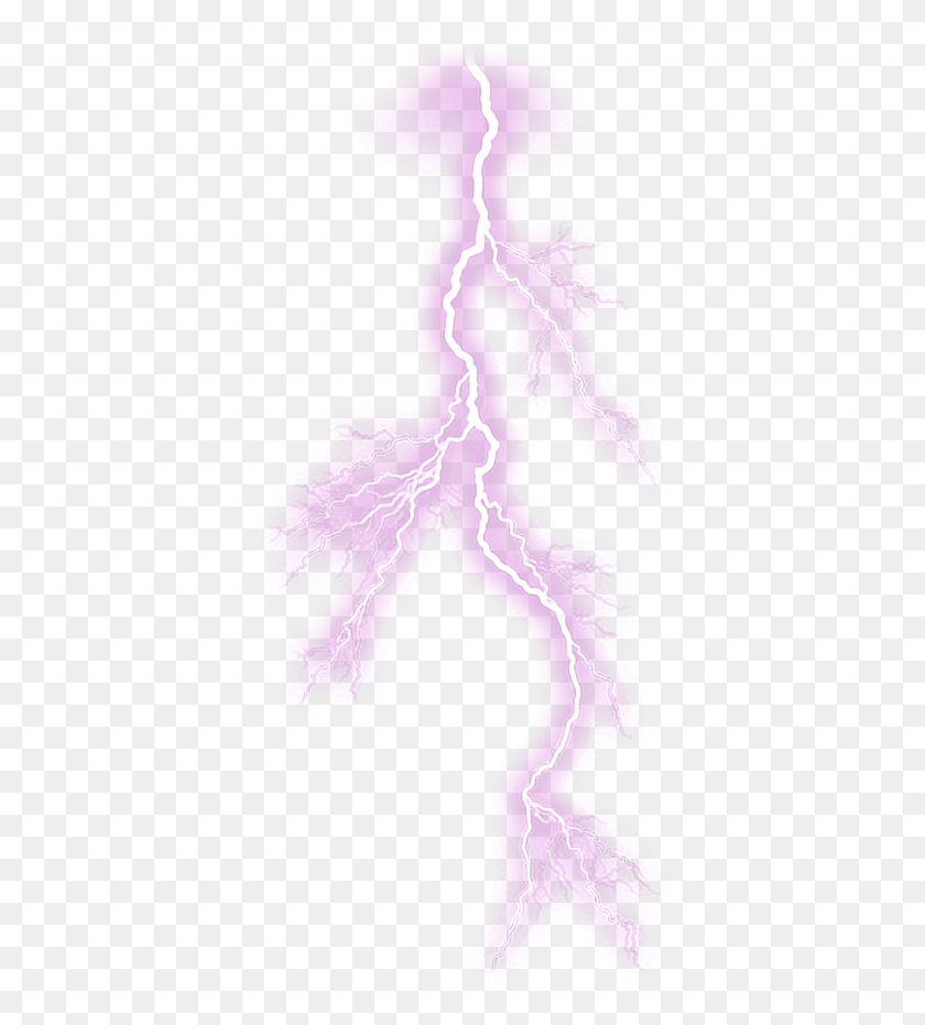 390x871 Молния Молния Пурпурный Эстетический Фиолетовый Эскиз, Неон, Свет, Природа Hd Png Скачать