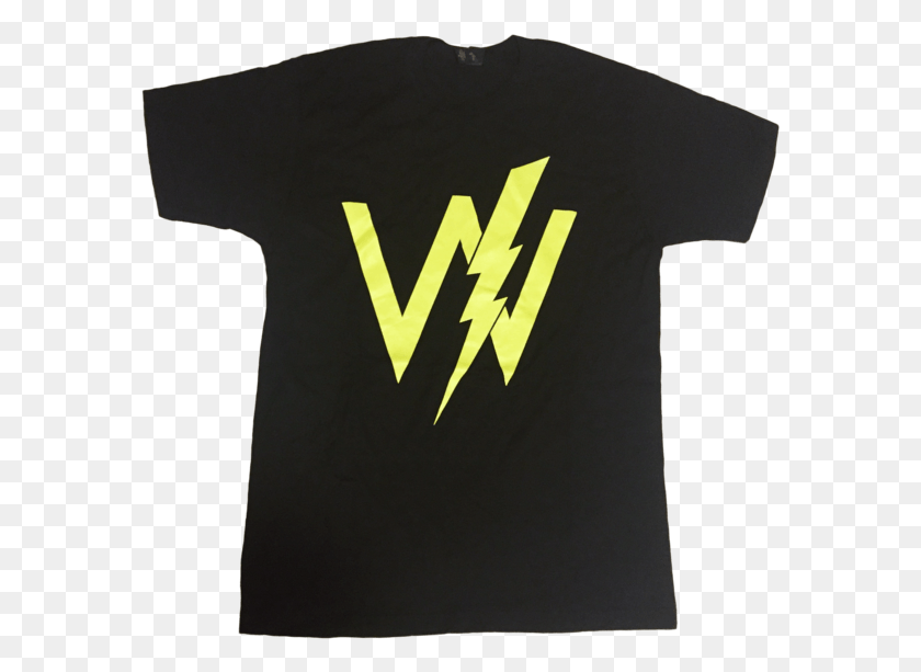 583x553 Lightning Logo Tee Sleeping With Sirens, Clothing, Apparel, T-shirt HD PNG Download