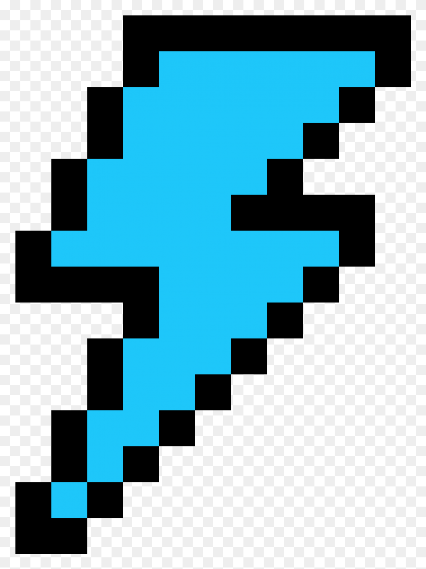 2201x3001 Lightning Pixel Art Lightning Pixel, Cross, Symbol, Pac Man HD PNG Download
