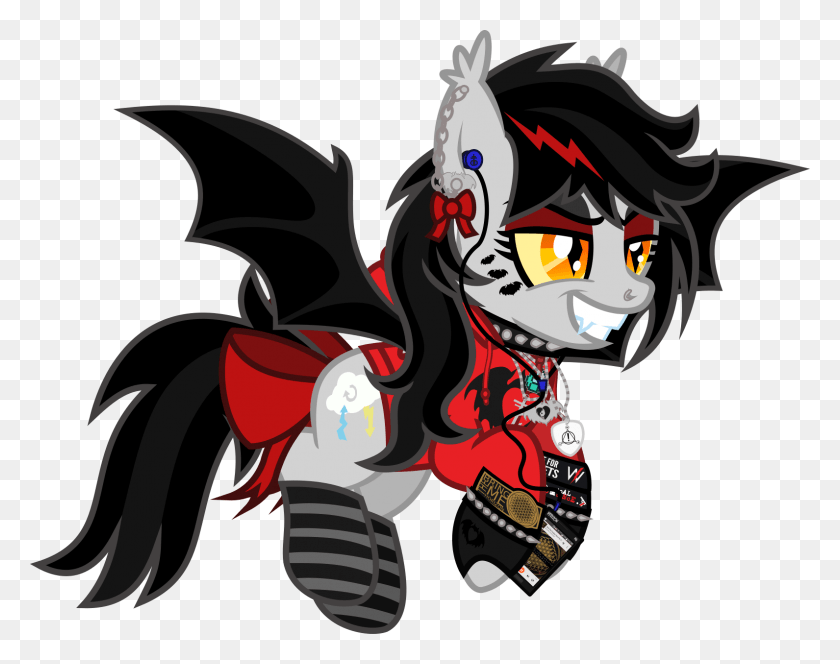 1591x1233 Lightningbolt Bat Pony Bat Wings Bow Bring Me The Cartoon, Pirate, Costume HD PNG Download