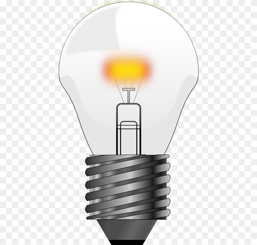 462x801 Lights Clipart Buld For Electric Animated Light Bolb, Lightbulb Sticker PNG