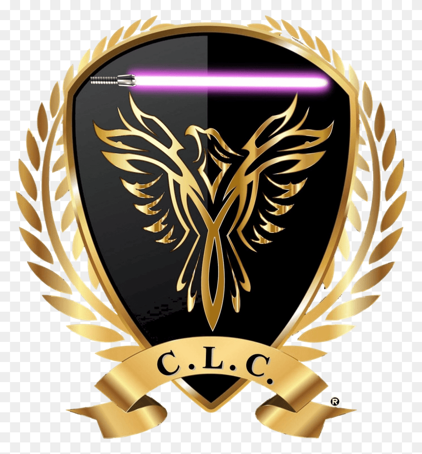 1392x1505 Lightsaber Academy Cool Golden Eagle Logo, Emblem, Symbol, Trademark HD PNG Download