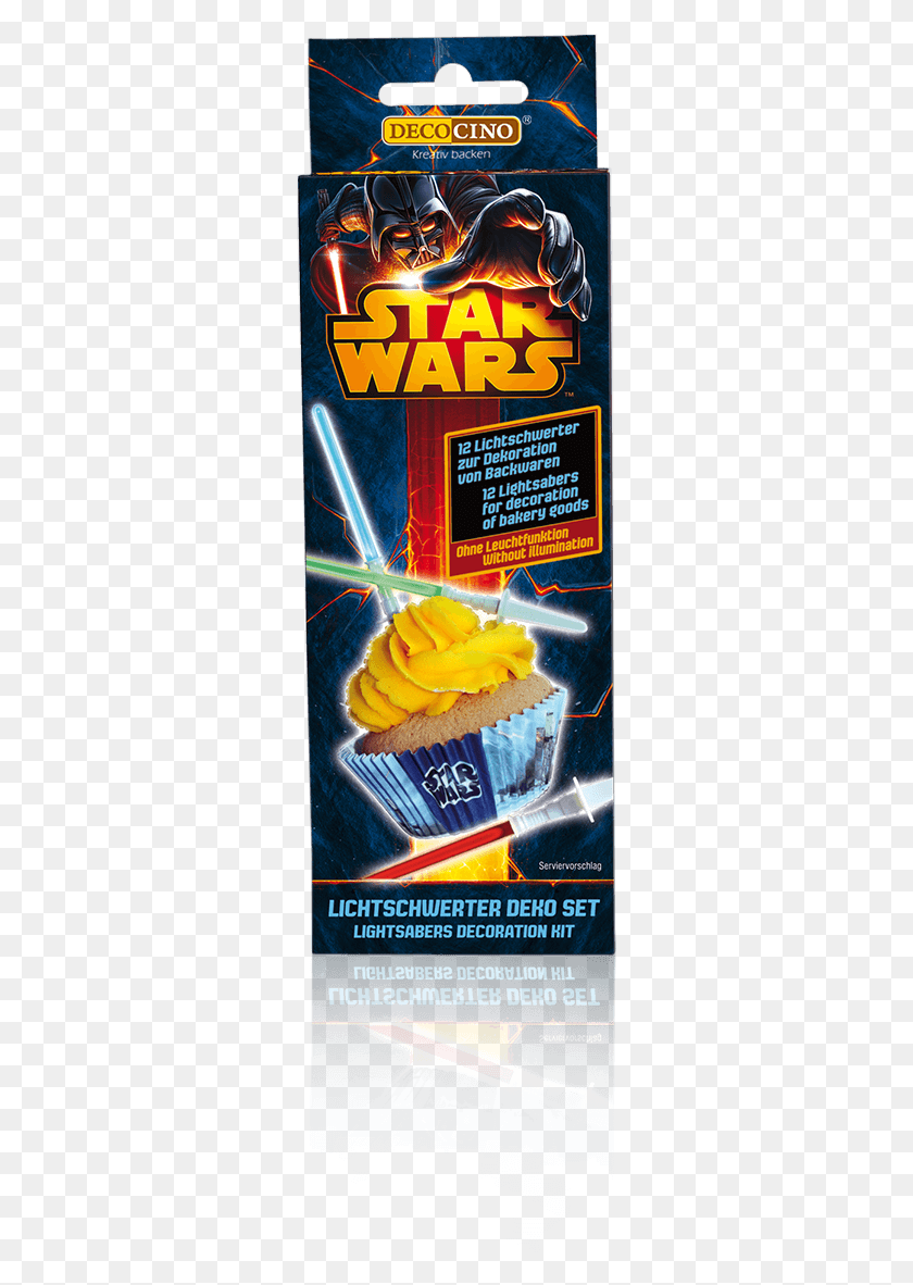 295x1122 Lightsabers Star Wars, Cupcake, Cream, Cake HD PNG Download