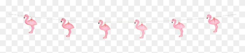 1271x203 Lightware Solar Flamingo String Lights Greater Flamingo, Animal, Bird, Gun HD PNG Download