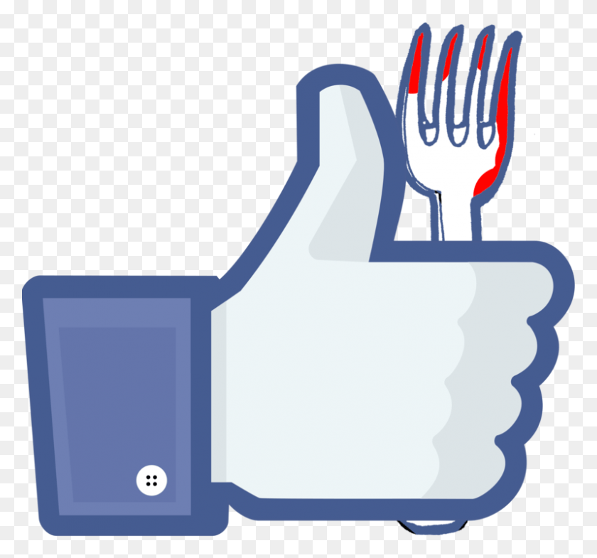 797x741 Like Media Button Facebook Facebook Social Inc Youtube Like Button No Background, Fork, Cutlery, Hammer HD PNG Download