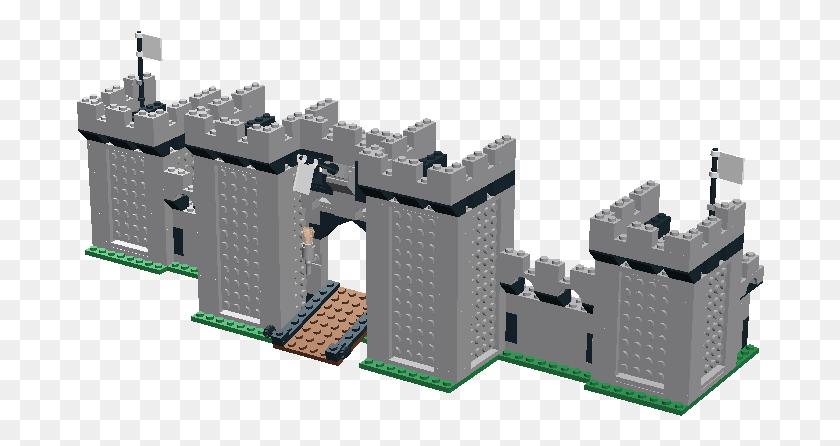 688x386 Like The Old Castle Sets The Sides Can Be Moved To, Building, Architecture, Toy Descargar Hd Png