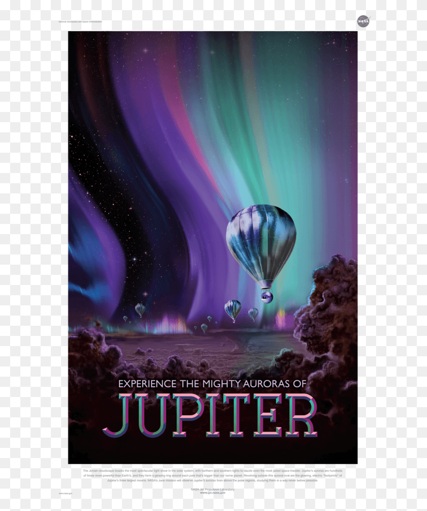620x944 Like To Imagine One Of These Hanging On The Wall Visions Of The Future Jpl, Poster, Advertisement, Hot Air Balloon HD PNG Download
