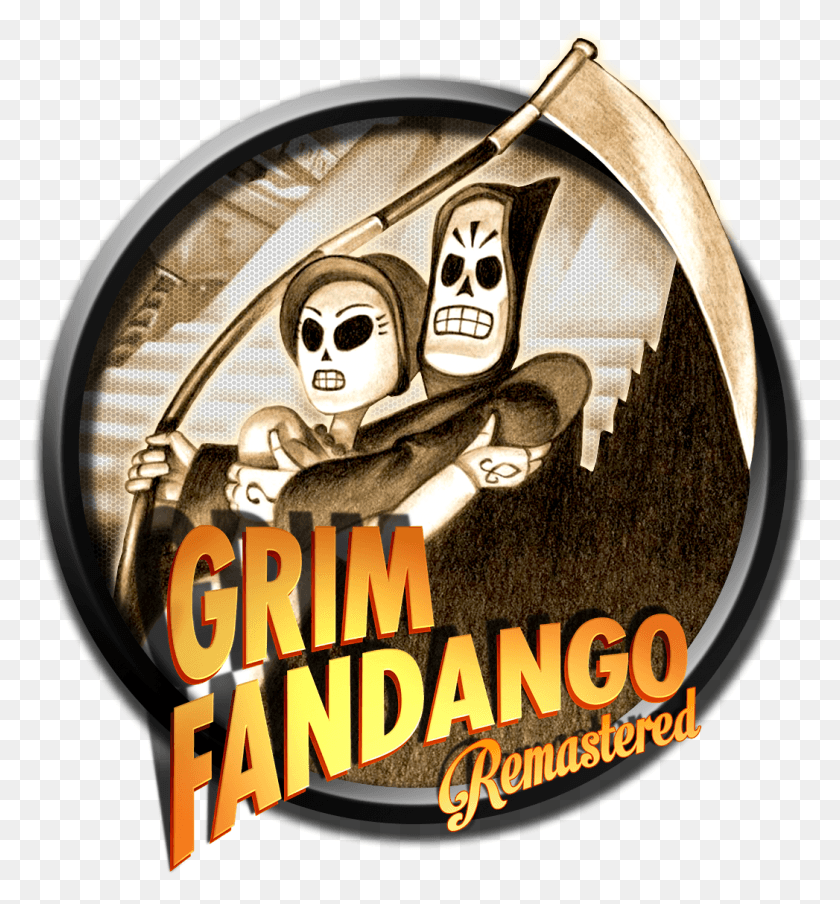1047x1134 Liked Like Share Grim Fandango Remastered, Poster, Advertisement, Hand HD PNG Download