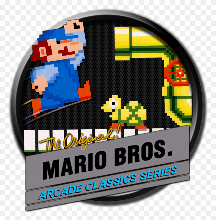 1047x1069 Liked Like Share Mario Bros Nes, Pac Man, Poster, Advertisement HD PNG Download
