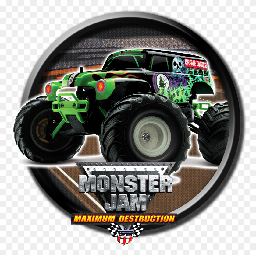 1080x1078 Понравилось Поделиться Monster Jam Grave Digger Cartoon, Колесо, Машина, Автомобиль Hd Png Скачать