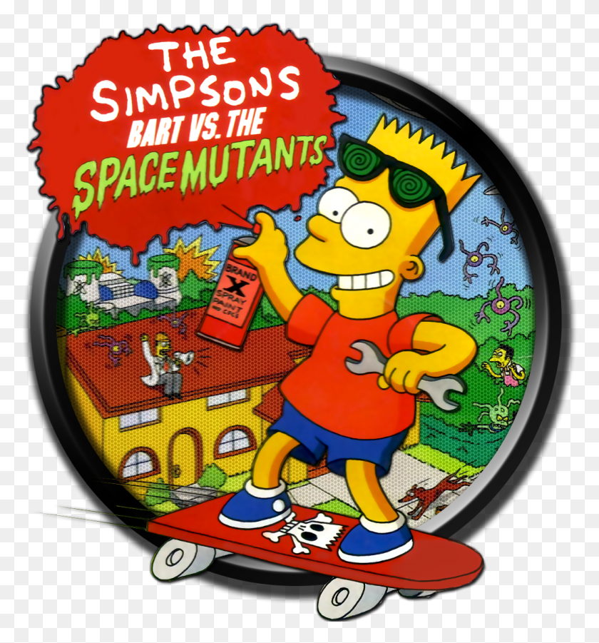 1047x1129 Liked Like Share Simpsons Bart Vs The Space Mutants Nes, Label, Text HD PNG Download