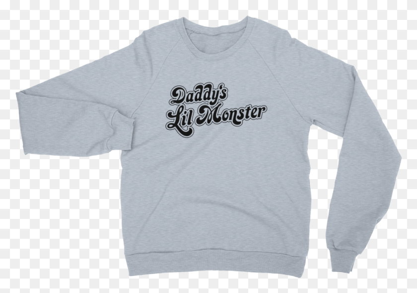 965x655 Lil Monster Sweatshirt Harley Quinn Suicide Long Sleeved T Shirt, Clothing, Apparel, Sleeve HD PNG Download