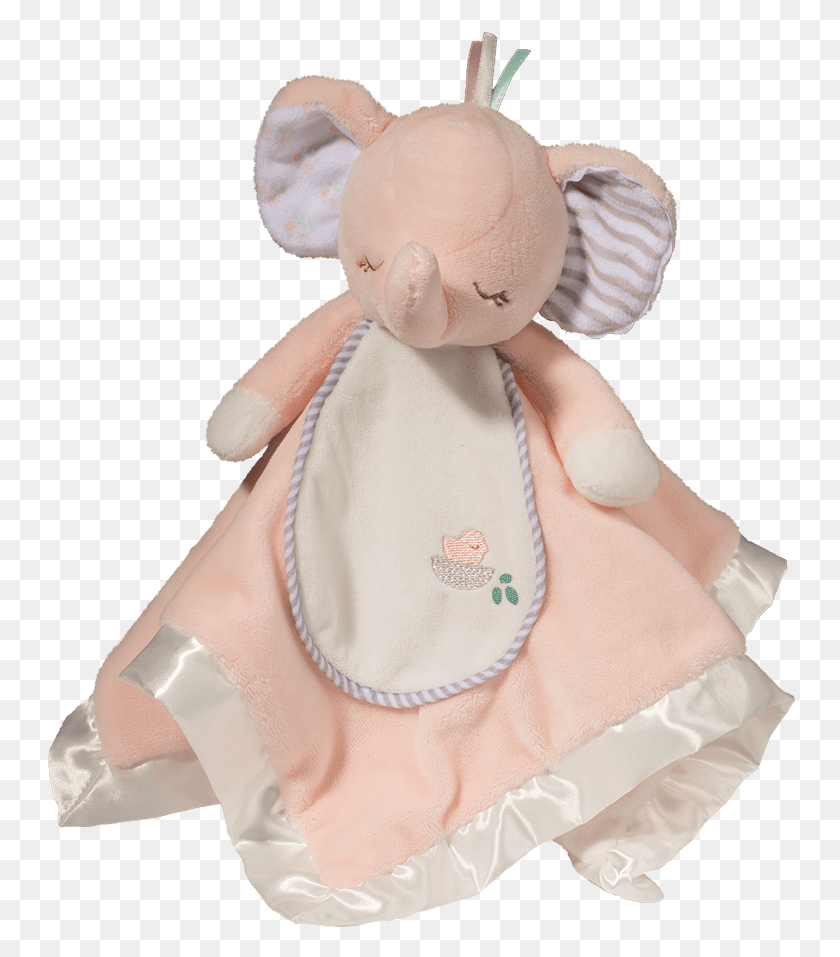 751x897 Lil Pink Elephant Snuggler Baby Toys, Person, Human, Blanket HD PNG Download
