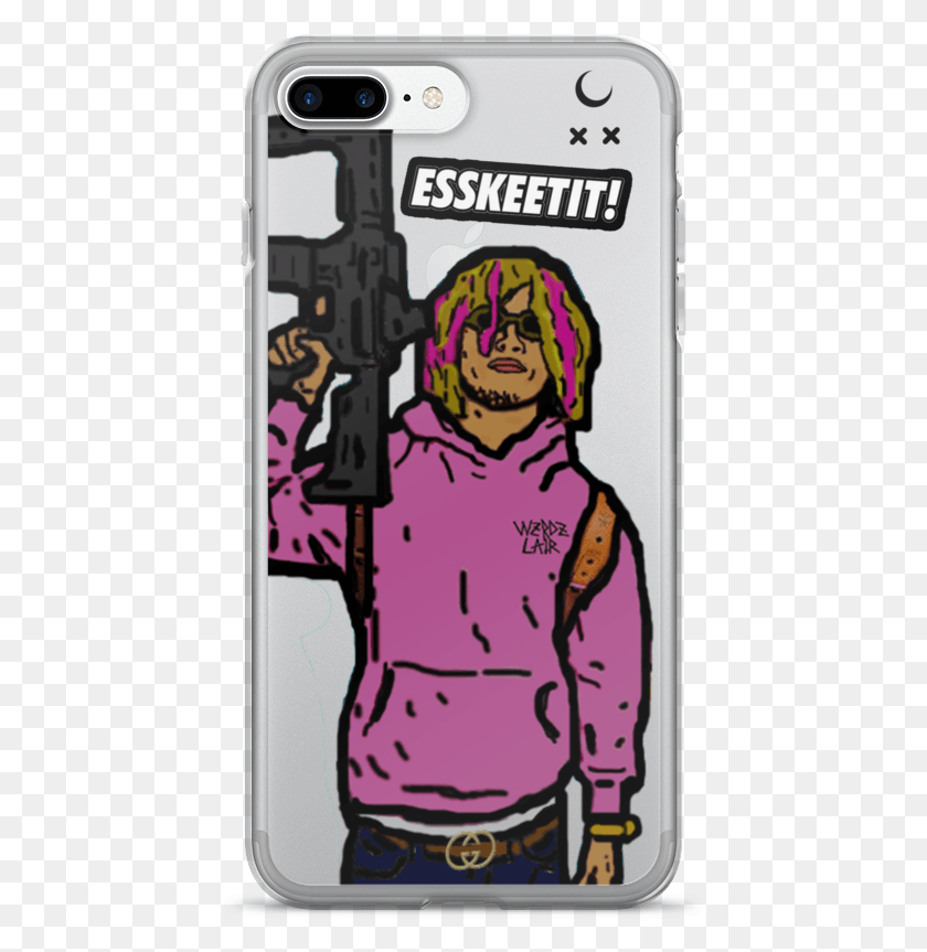 437x803 Lil Pump Esskeetit Hard Case For Iphone X 5 6 6 Lil Pump Phone Case, Person, Human HD PNG Download