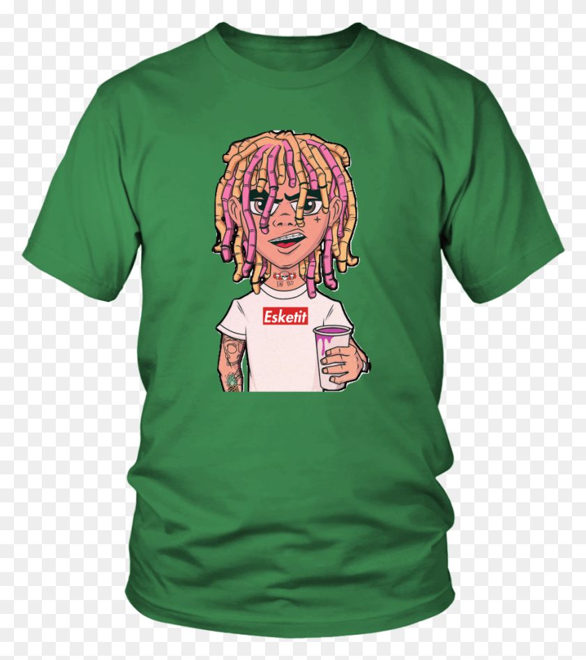 902x1025 Descargar Png / Lil Pump Hair Team Canelo Camisas, Ropa, Ropa, Camiseta Hd Png
