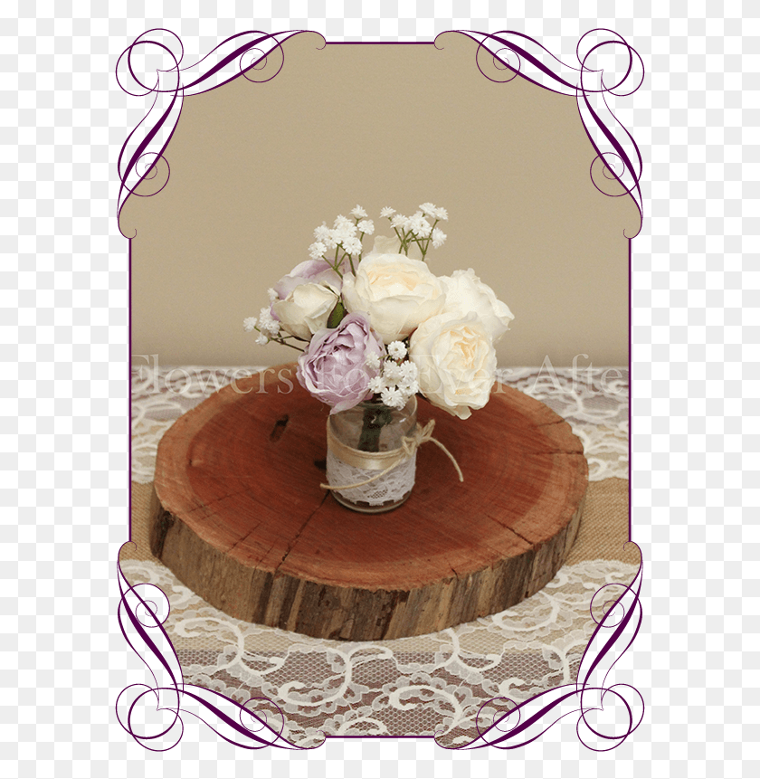 587x801 Lilac Mauve And Cream Peony And Baby39s Breath Rustic Bridesmaid Peony And Roses Bouquets, Plant, Floral Design, Pattern HD PNG Download