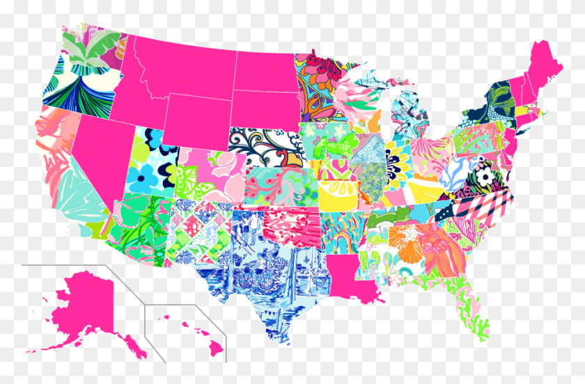 929x587 Lilly Pulitzer Patterns La County Population Vs States, Plot, Graphics HD PNG Download