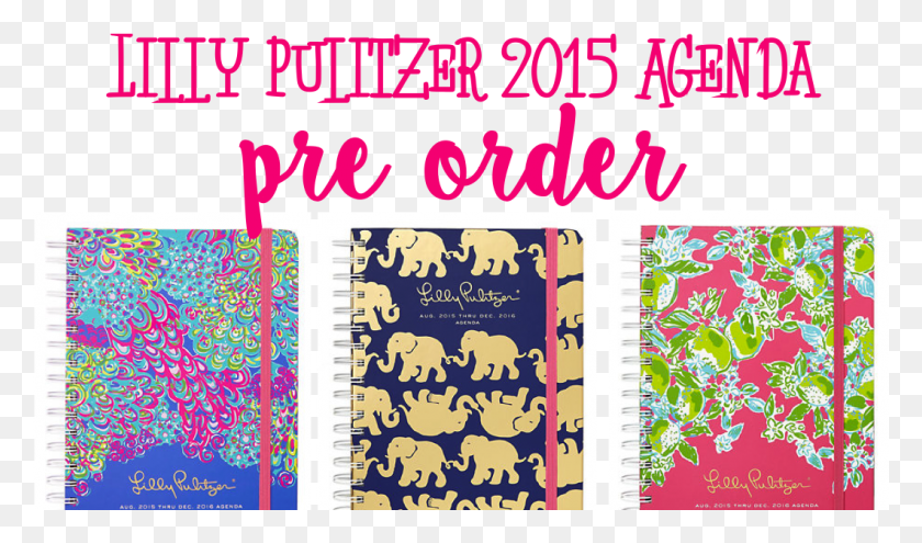 1061x592 Lilly Pulitzer Planners For School, Poster, Advertisement, Text HD PNG Download