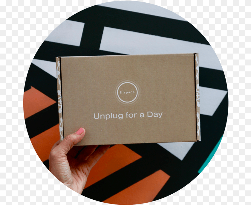 689x689 Lilspace Circle, Box, Cardboard, Carton, Package Sticker PNG