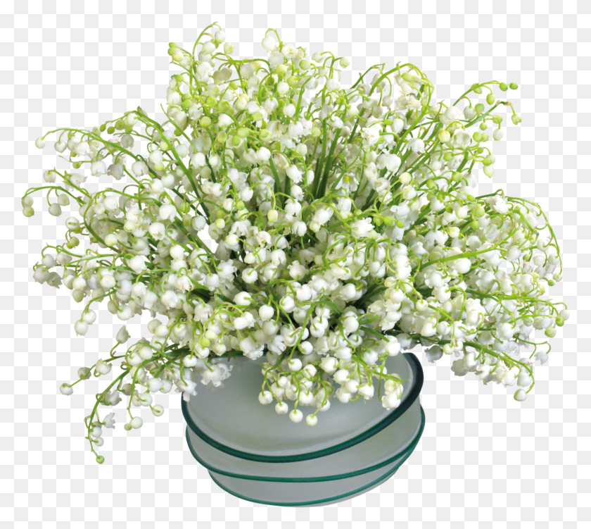 1280x1135 Lily Of The Valley In Vases, Plant, Flower, Blossom HD PNG Download