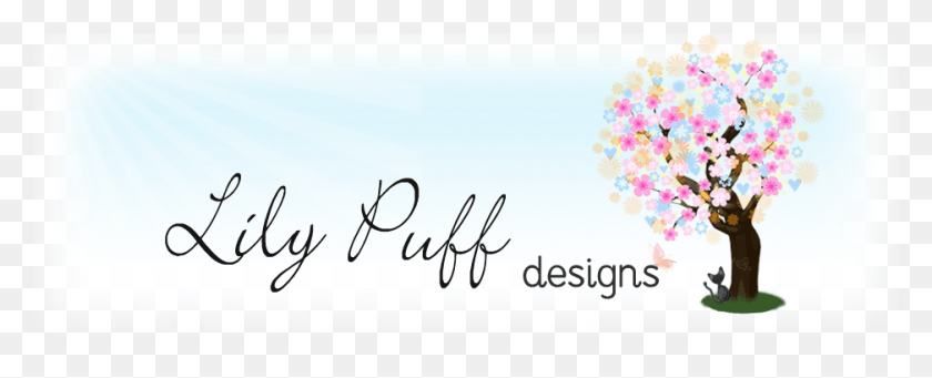 938x338 Lily Puff Designs Каллиграфия, Текст, Почерк, Этикетка Hd Png Скачать