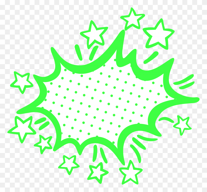 3000x2765 Lime Green Empty Comic Bubbles Rain Clipart Image Emblem, Symbol, Recycling Symbol, Star Symbol HD PNG Download