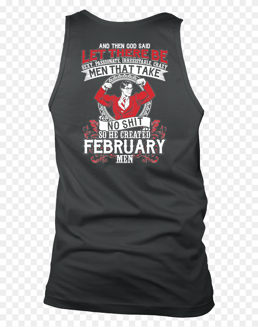 558x1001 Limited Edition God Created February Men Shirts, Clothing, Apparel, Person HD PNG Download