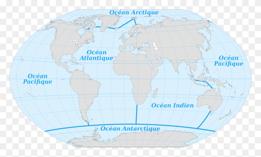 2000x1140 Los Límites De Los 5 Océanos Del Océano Pacífico En Un Mapa Del Mundo, El Espacio Ultraterrestre, La Astronomía, Universo Hd Png