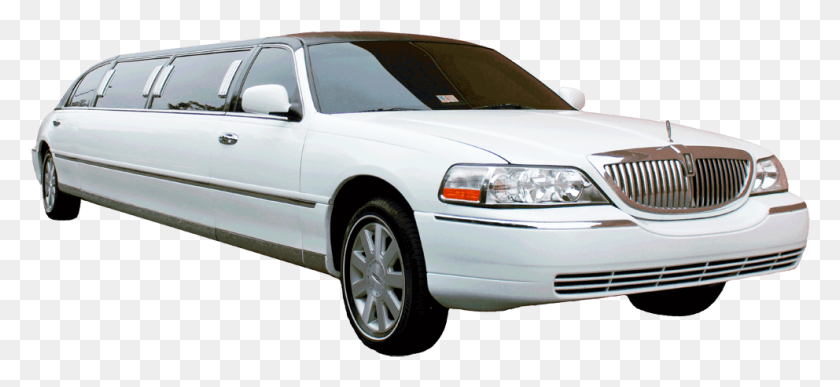 992x417 Limo Lincoln Town Car Limousine, Sedan, Vehicle, Transportation HD PNG Download