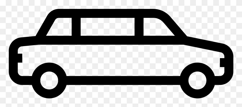 1601x642 Limousine Car Icon White Limousine Icon, Gray, World Of Warcraft HD PNG Download