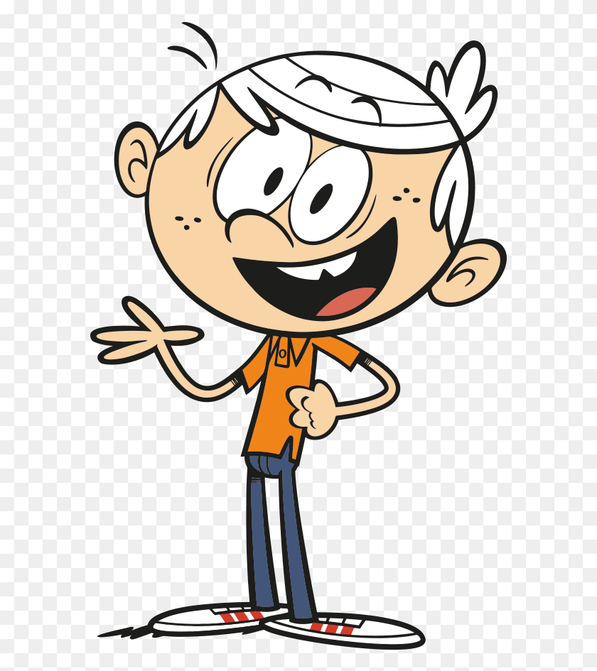 587x885 Lincoln Clipart Loud Lincoln From The Loud House, Face, Plant, Label HD PNG Download