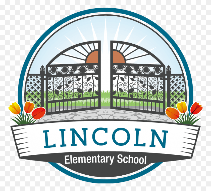 829x742 Логотип Начальной Школы Линкольна, Ворота Png Скачать